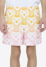 Gradient Heart Shorts