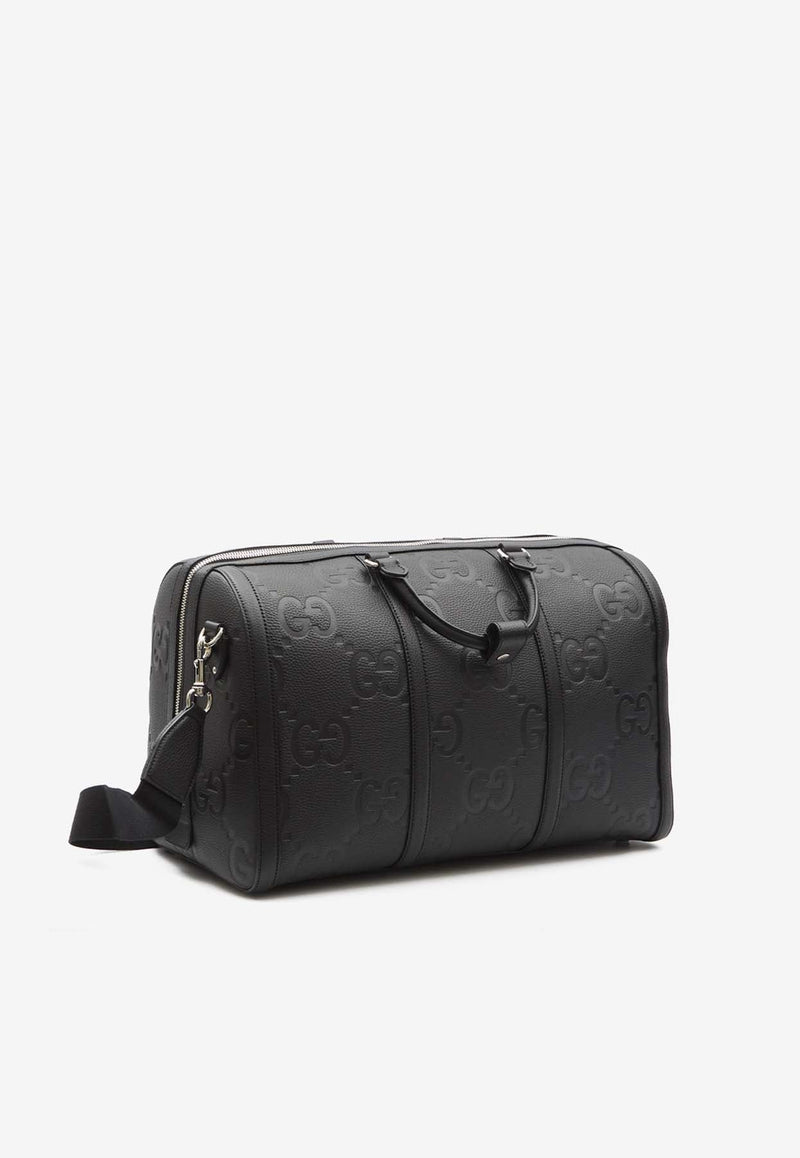 Small Jumbo GG Leather Duffel Bag