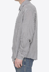 Boxy Fit Striped Shirt