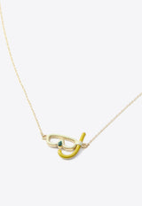 9-Karat Yellow Gold Snorkeling Necklace