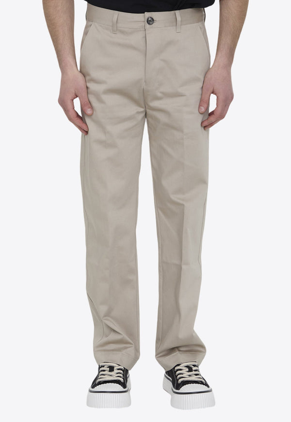 Straight-Leg Chino Pants