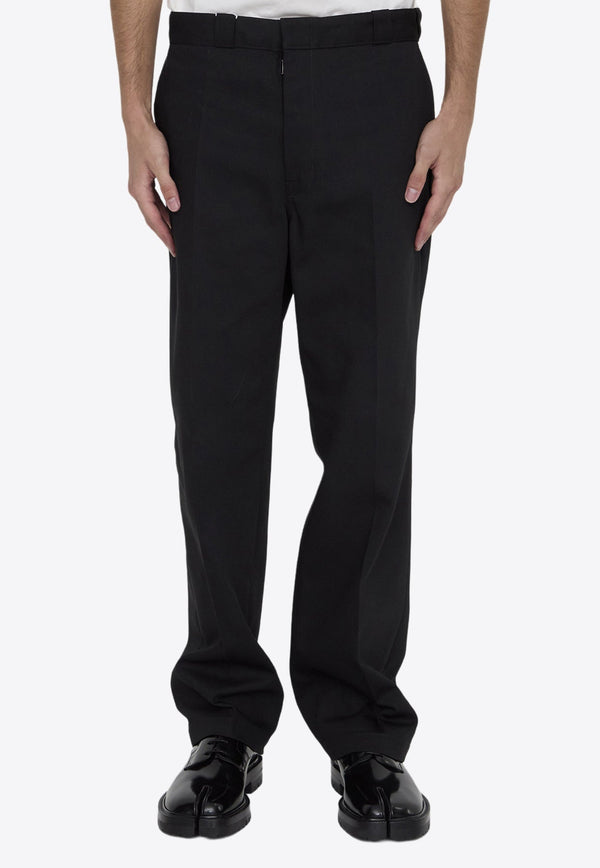 Straight-Leg Tailored Pants