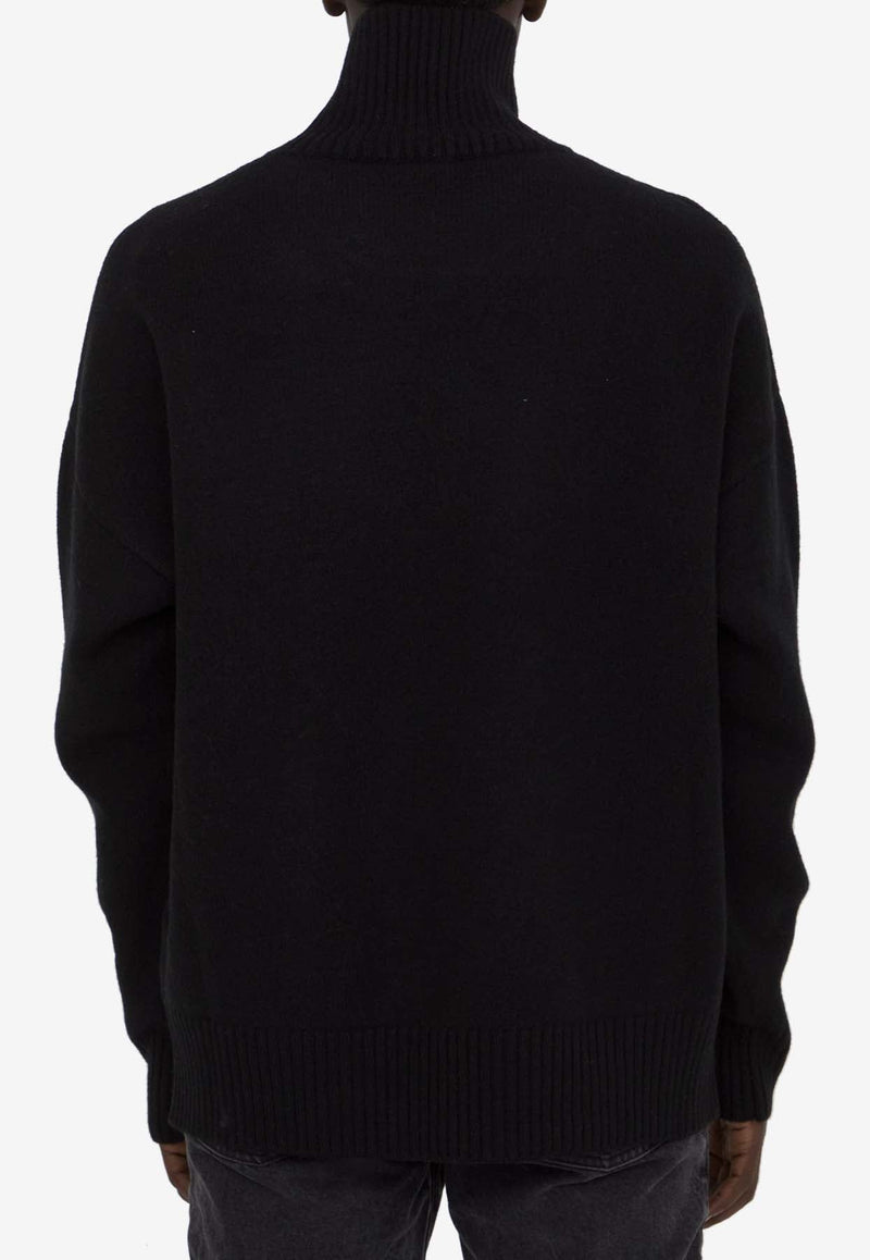 Ami De Coeur Intarsia Knit Sweater