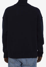 Ami De Coeur Intarsia Knit Turtleneck Sweater