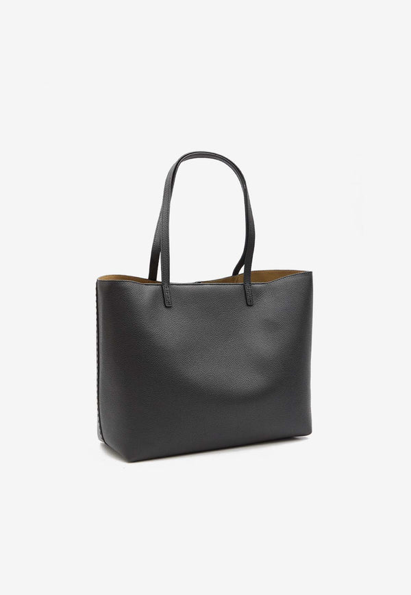 Large McGraw Grained Leather Tote Bag