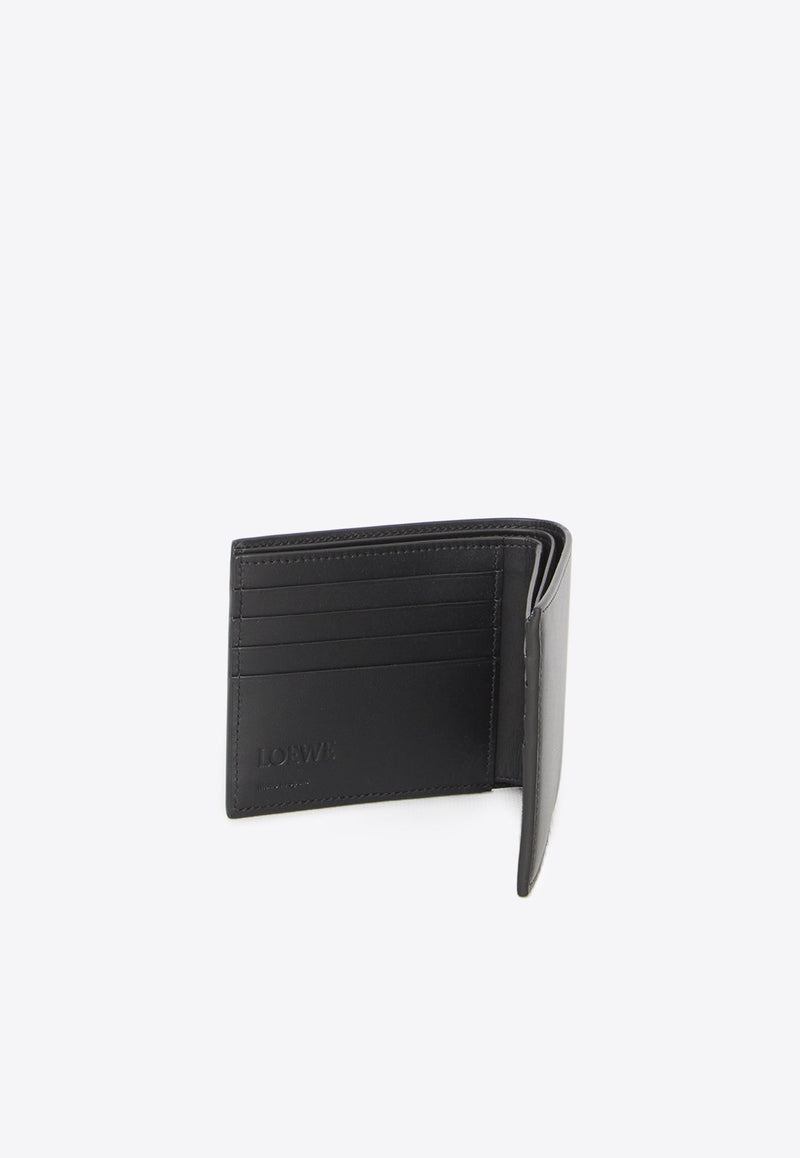 Bi-Fold Anagram-Debossed Leather Wallet