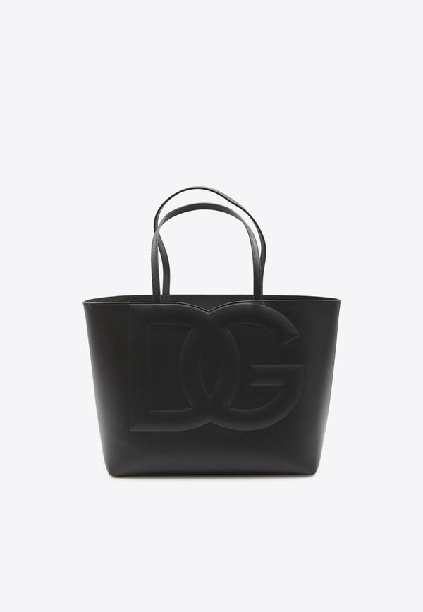 Medium DG Logo Embossed Tote Bag