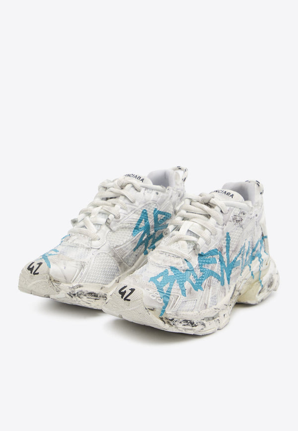 Runner Graffiti Low-Top Sneakers