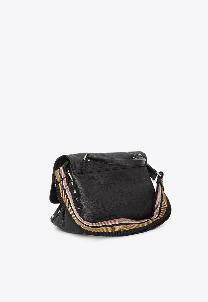 Small Postina Leather Top Handle Bag