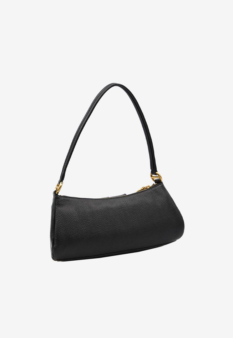 The 99 Grained Leather Shoulder Bag