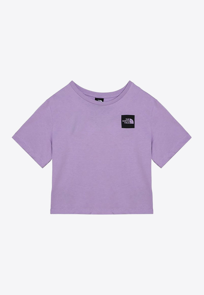 Logo Print Cropped T-shirt