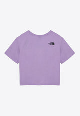 Logo Print Cropped T-shirt