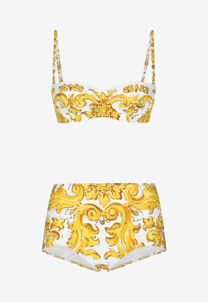 Majolica Print Balconette Bikini