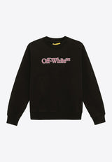 Girls Logo-Embroidery Sweatshirt