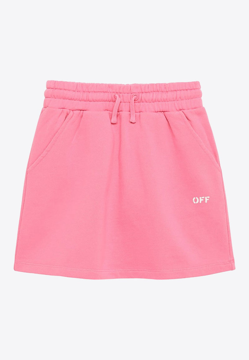 Girls Logo-Print Skirt