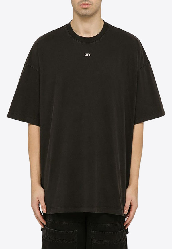 Stamp Mary Print Oversized T-shirt