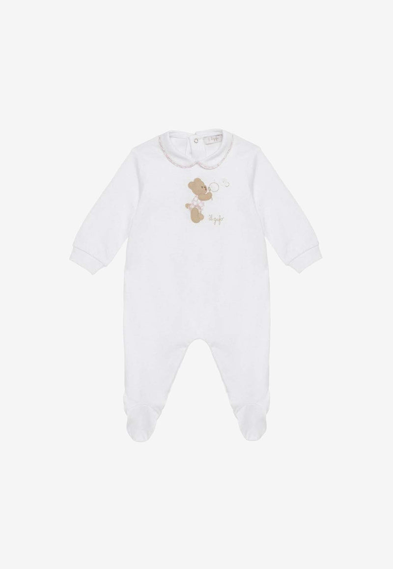 Babies Bear Embroidered Onesie