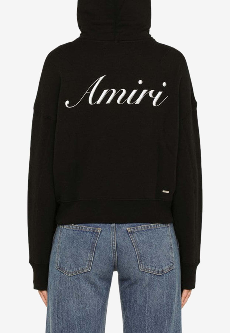 Logo-Embroidered Hooded Sweater