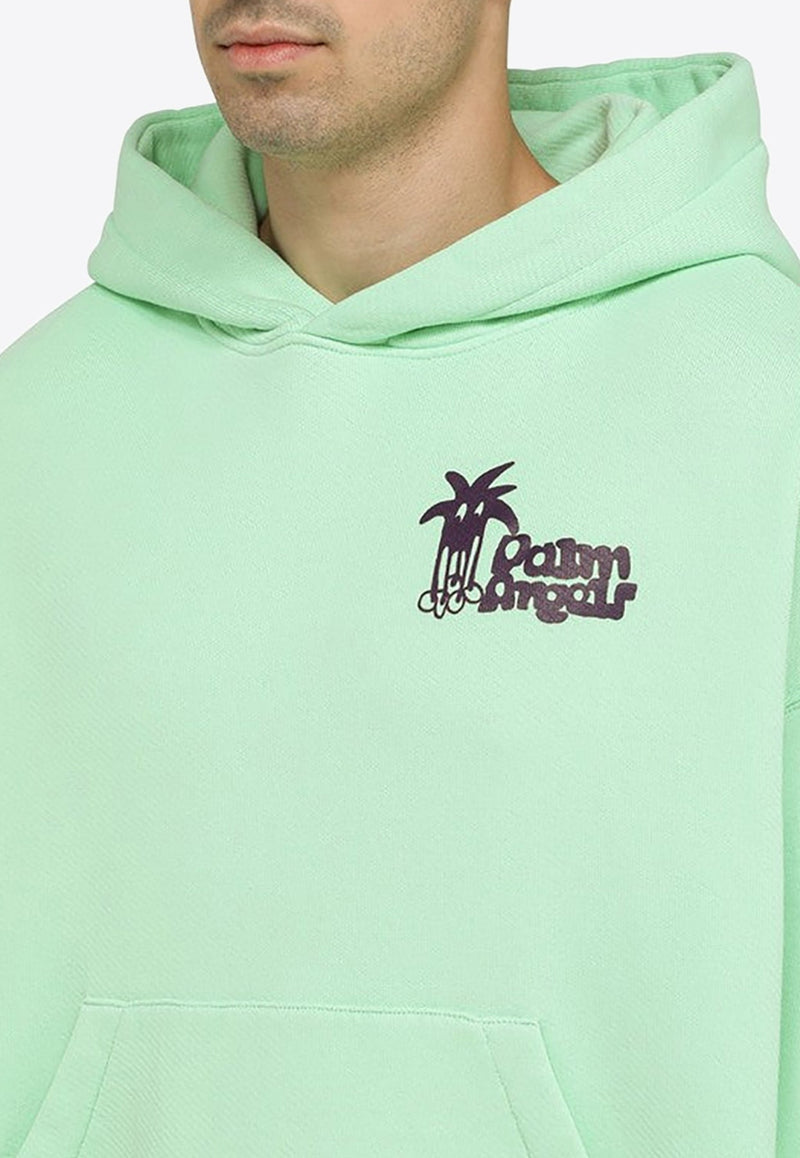 Palm Print Hooded Sweatshirt