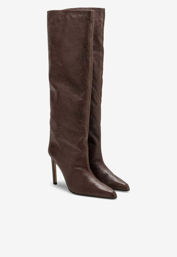 105 Knee-High Shaded Leather Boots