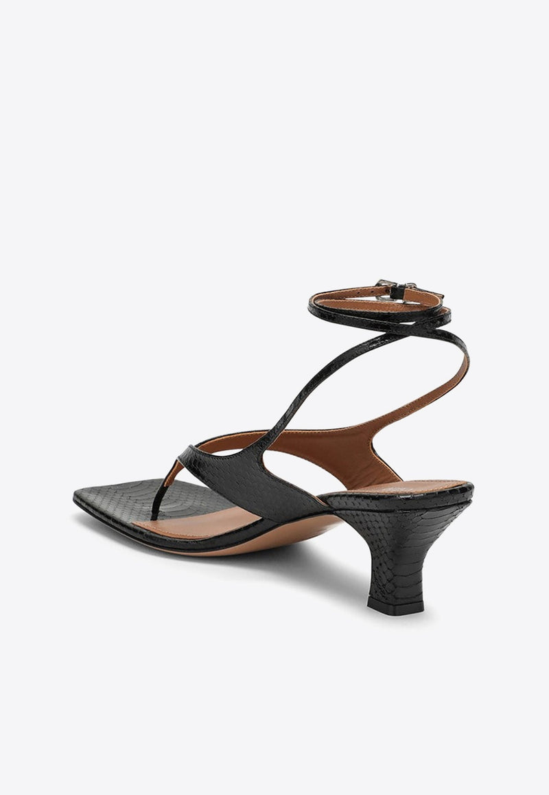 Portofino 55 Leather Thong Sandals