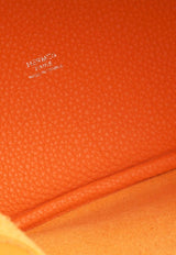 Picotin 18 in Orange Clemence Leather with Palladium Hardware
