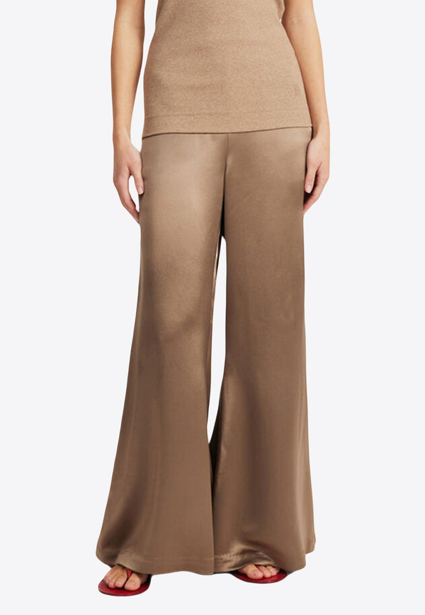 Lucee Satin Flared Pants