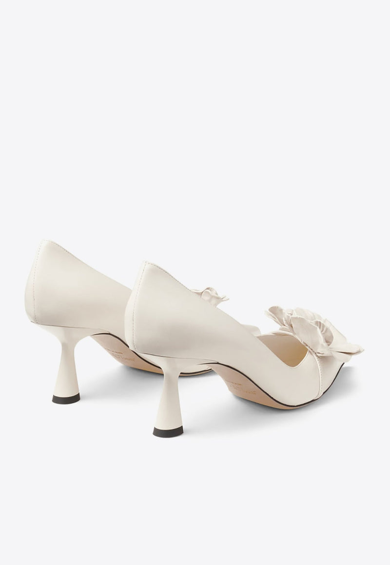 Rosalia Flowers 65 Nappa Leather Pumps