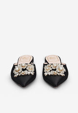 Bouquet Strass Flat Mules