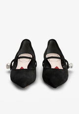 Pointed-Toe Ballerina Flats