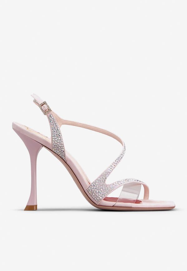 I Love Vivier 100 Crystal Embellished Sandals