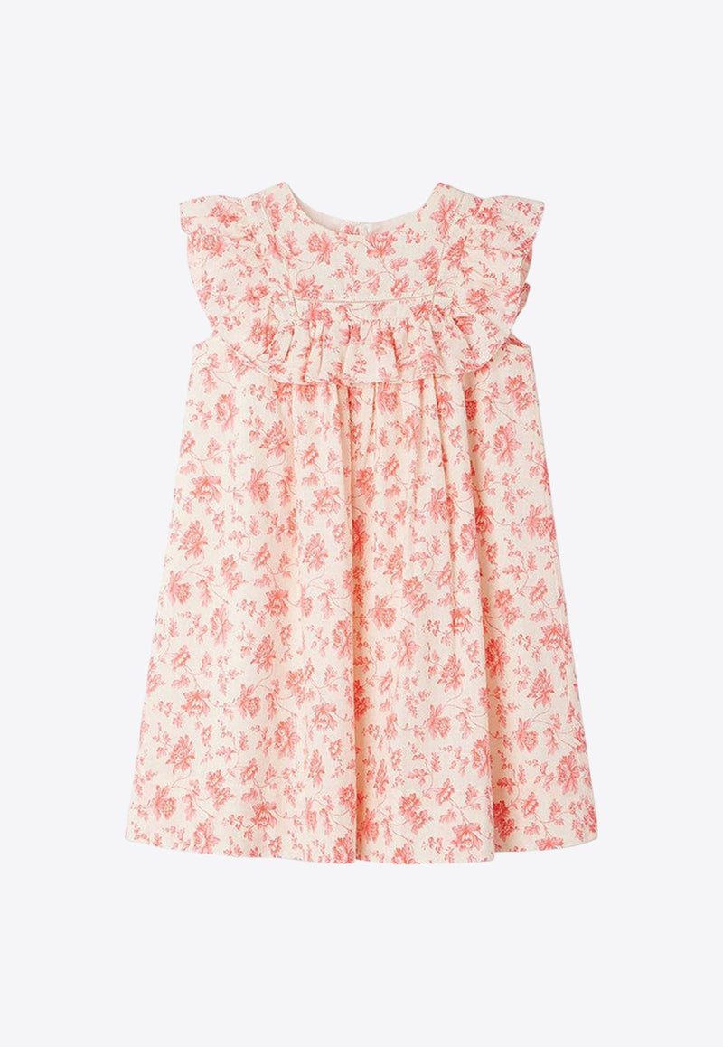 Girls Charlyne Floral Print Dress