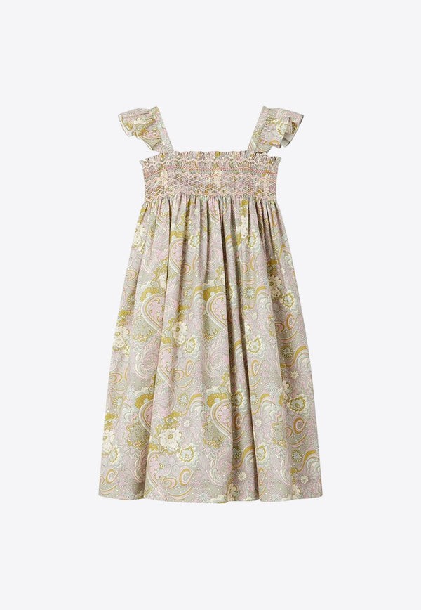 Girls Frances Sleeveless Printed Dress