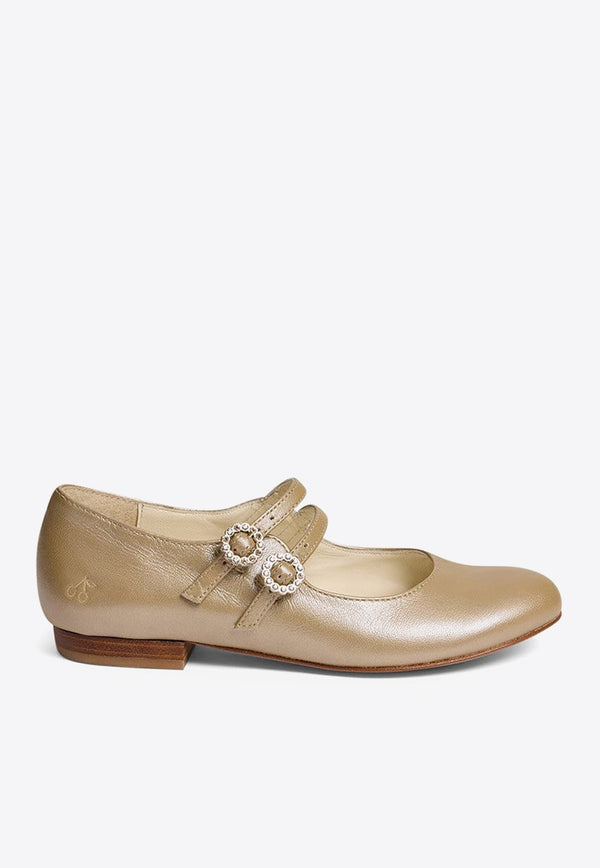 Girls Tam Mary-Jane Ballet Flats