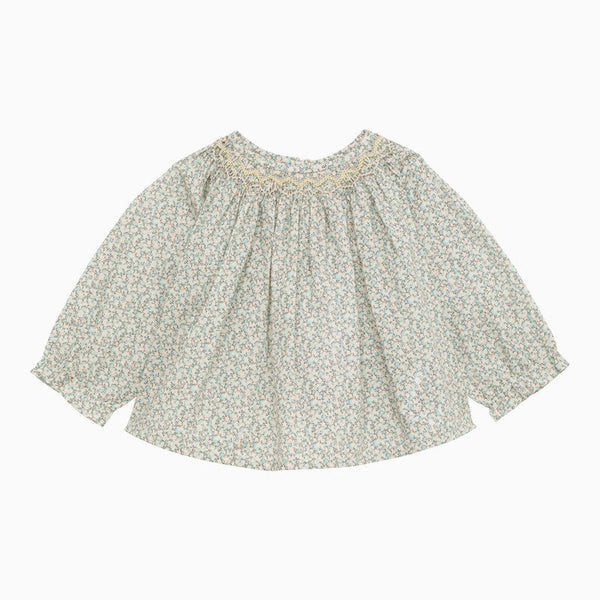 Baby Girls Long-Sleeved Floral Blouse