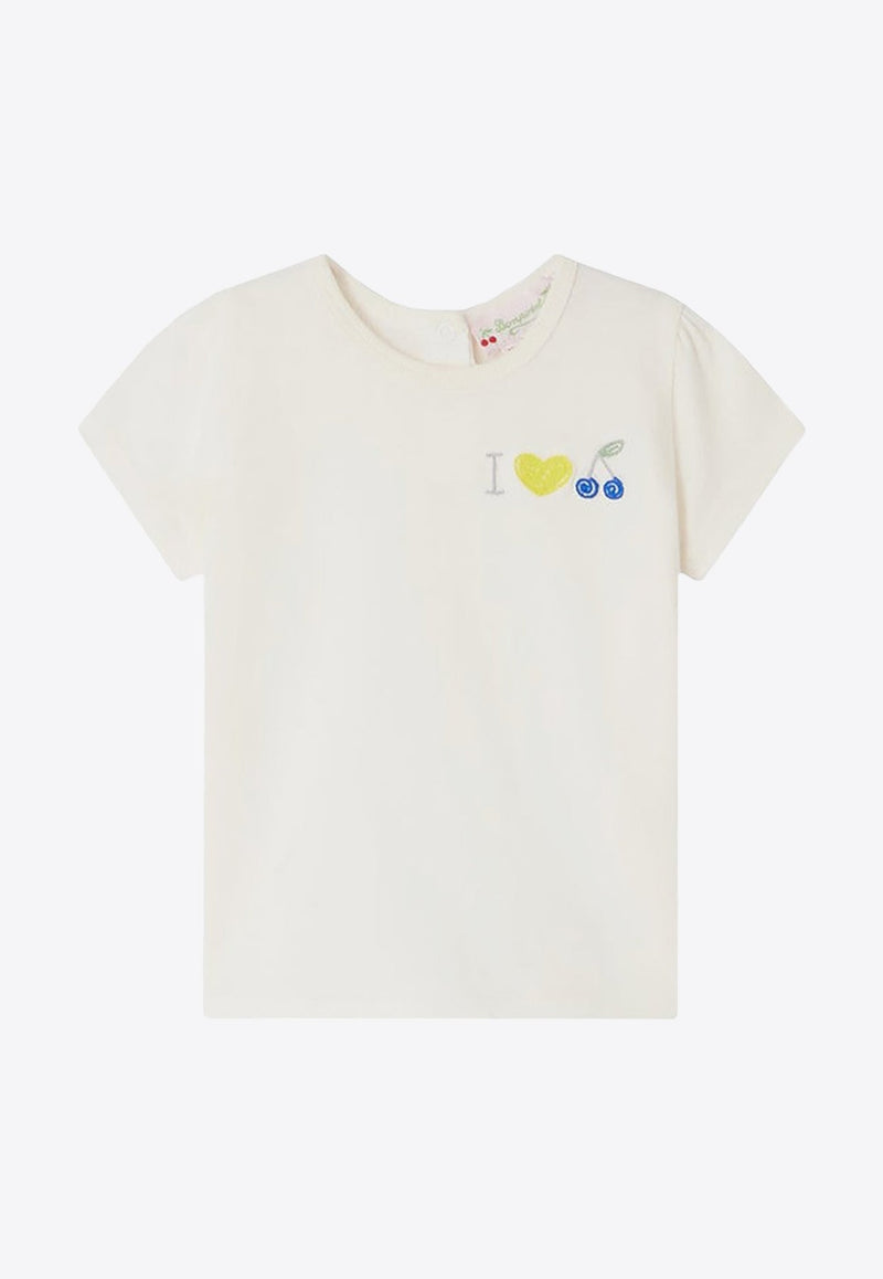 Baby Girls Cira Embroidered Crewneck T-shirt