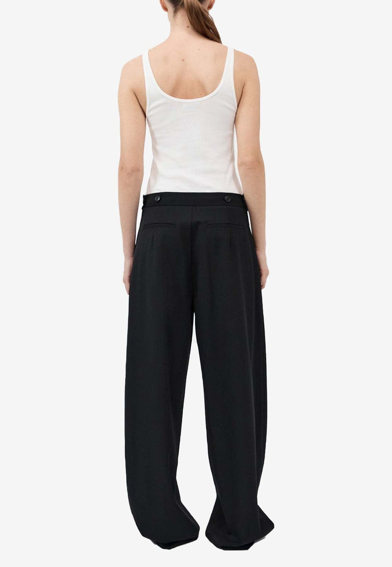 Adjustable Pleated Pants