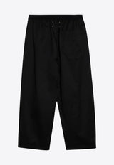 Wide-Leg Track Pants