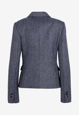 Double-Breasted Wool Blazer