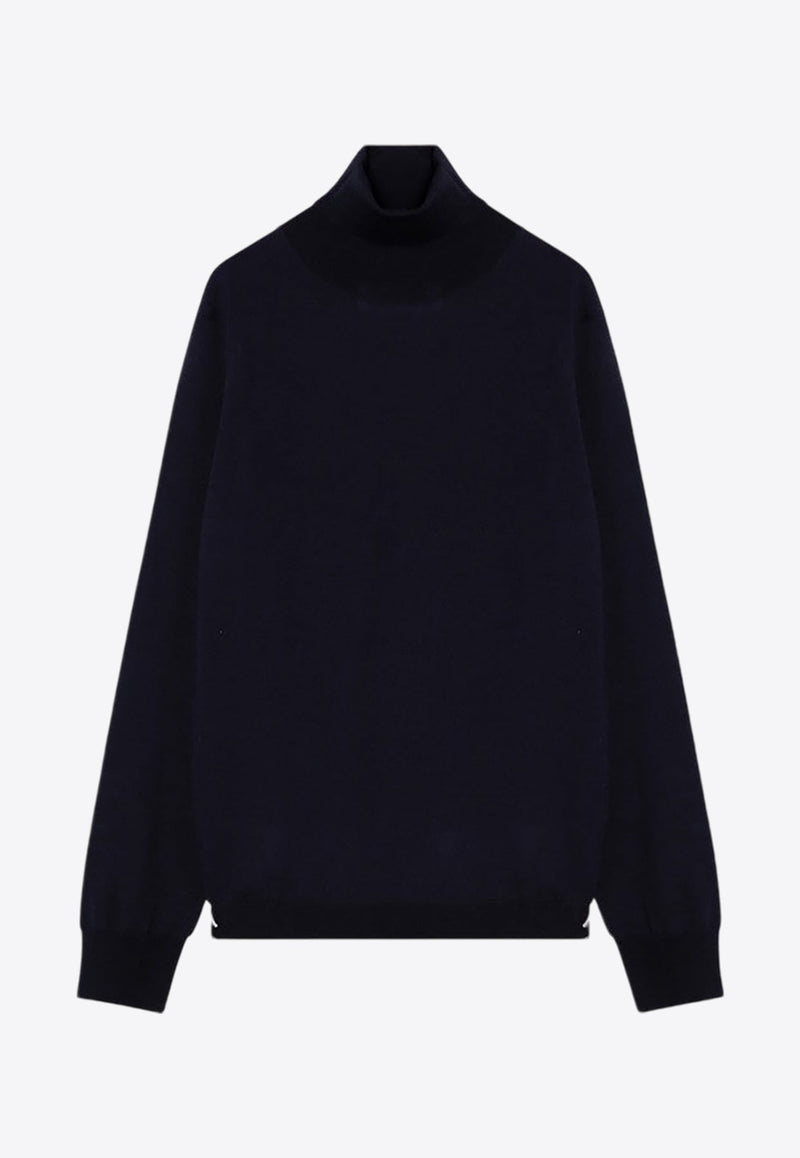 Turtleneck Wool Knit Sweater