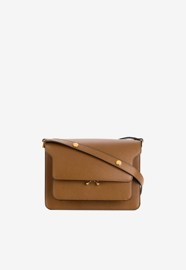Medium Saffiano Trunk Shoulder Bag