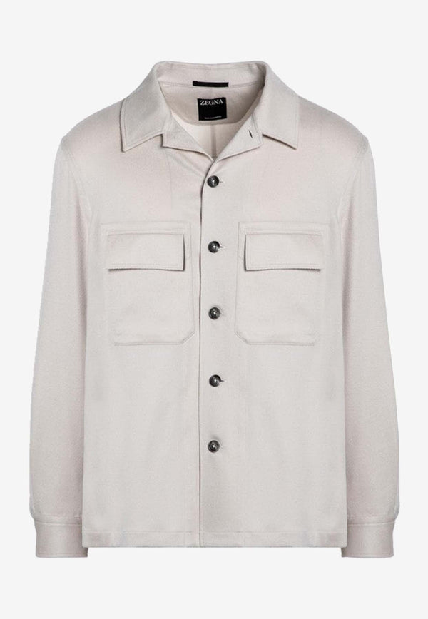 Cashmere Buttoned Shirt