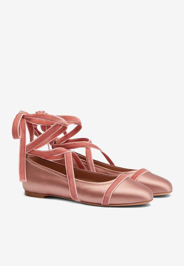 Spencer Satin Ballet Flats