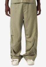 Side Piping Casual Pants