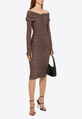 Nicole Off-Shoulder Midi Dress