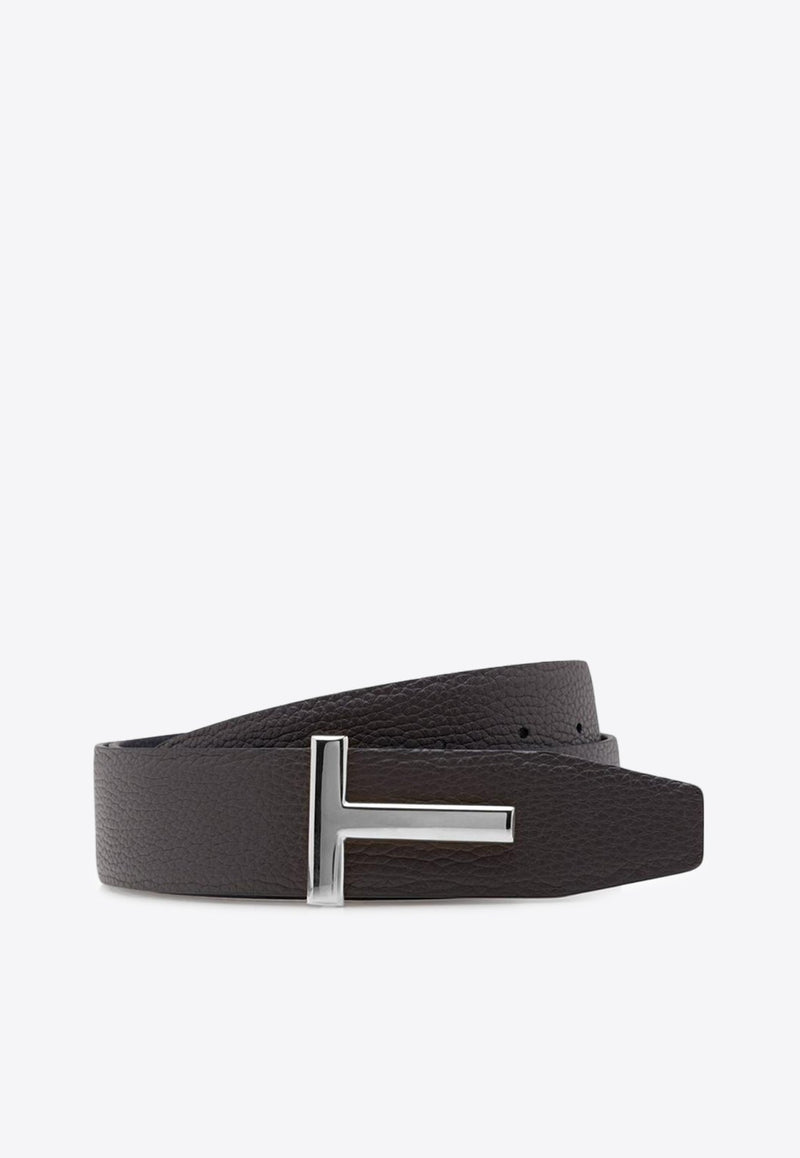 T Icon Reversible Leather Belt