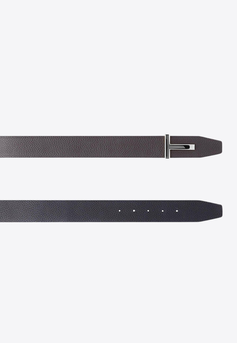 T Icon Reversible Leather Belt