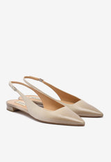 Brera Leather Slingback Flats