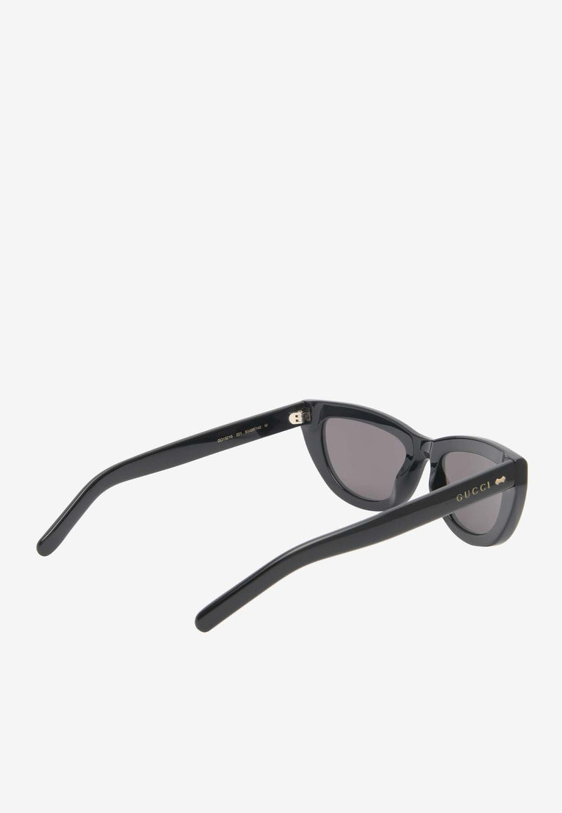 Cat-Eye Sunglasses with Rivets