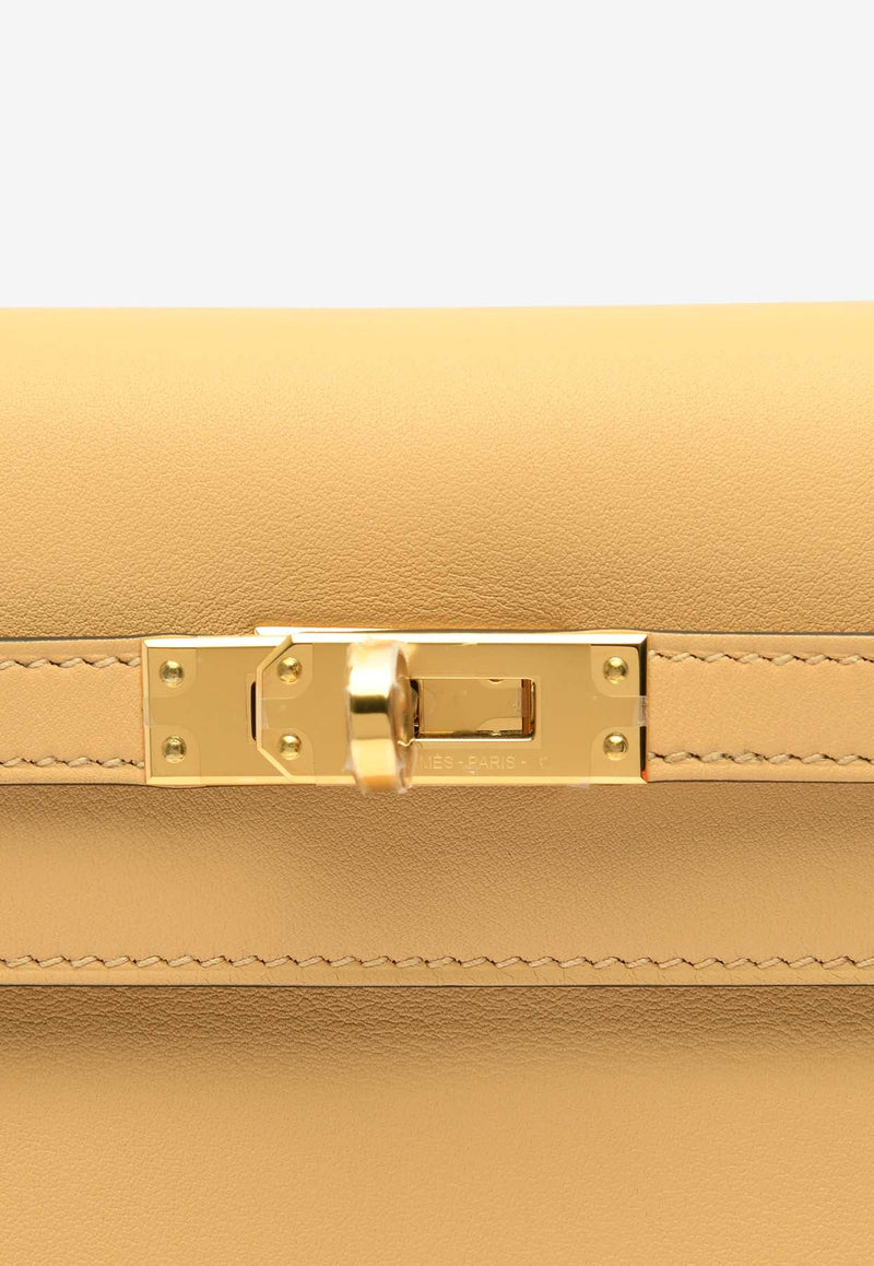 Kelly Danse in Naturel Sable Swift Leather with Gold Hardware